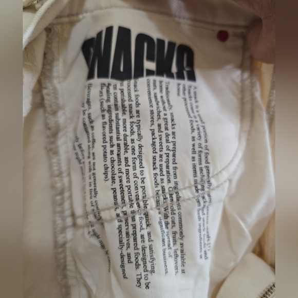 Mother Jeans Snacks! High Waisted Double Stack Ankle In Grab-n-go Natural 29 - Picture 13 of 13